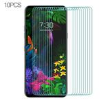 10 PCS for LG G8s ThinQ Ultra Slim 9H 2.5D Tempered Glass Screen Protective Film (Transparent)