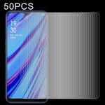 50 PCS 2.5D Non-Full Screen Tempered Glass Film for OPPO A9 2020 / A56 5G