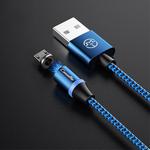 CaseMe Series 2 USB to Micro USB Magnetic Charging Cable, Length: 1m (Dark Blue)