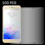 100 PCS for Meizu Meilan X 0.26mm 9H Surface Hardness 2.5D Explosion-proof Tempered Glass Screen Film