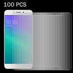 100 PCS for Oppo R9 0.26mm 9H Surface Hardness 2.5D Explosion-proof Tempered Glass Screen Film