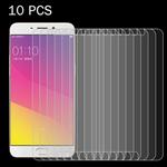 10 PCS for Oppo R9 Plus 0.26mm 9H Surface Hardness 2.5D Explosion-proof Tempered Glass Screen Film