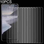 For Nokia 2.4 10 PCS 0.26mm 9H 2.5D Tempered Glass Film