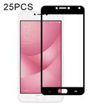25 PCS For Asus ZenFone 4 Max / ZC520KL 9H Surface Hardness Explosion-proof Silk-screen Tempered Glass Full Screen Film