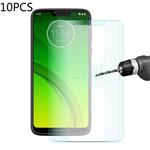 10 PCS ENKAY Hat-Prince 0.26mm 9H 2.5D Curved Edge Tempered Glass Film for Motorola Moto G7 Power