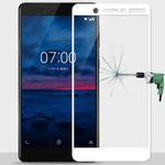MOFI for Nokia 7 9H Surface Hardness 2.5D Arc Edge Full Screen Tempered Glass Film Screen Protector (White)