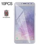 10 PCS Non-Full Matte Frosted Tempered Glass Film for Galaxy J4