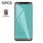 10 PCS Non-Full Matte Frosted Tempered Glass Film for Galaxy J6