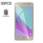 50 PCS Non-Full Matte Frosted Tempered Glass Film for Galaxy J2 Prime, No Retail Package