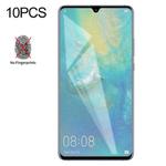 10 PCS Non-Full Matte Frosted Tempered Glass Film for Huawei Mate 20X