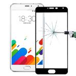 For Meizu  Metal 0.26mm 9H Surface Hardness Explosion-proof Silk-screen Tempered Glass Full Screen Film(Black)