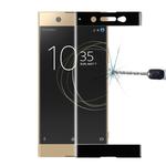 For Sony Xperia XA1 Ultra 0.33mm 9H Surface Hardness 3D Curved Full Screen Tempered Glass Screen Protector(Black)