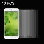 10 PCS for Huawei P10 0.26mm 9H Surface Hardness Explosion-proof Non-full Screen Tempered Glass Screen Film