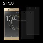 2 PCS for Sony Xperia XA1 Ultra 0.26mm 9H Surface Hardness Explosion-proof Non-full Screen Tempered Glass Screen Film