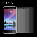 10 PCS for LG K4 (2017) 0.26mm 9H Surface Hardness Explosion-proof Non-full Screen Tempered Glass Screen Film