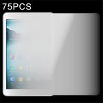 75 PCS 8 inch Universal 0.4mm 9H Surface Hardness Tempered Glass Screen Protector