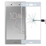 For Sony Xperia XZ1 0.26mm 9H Surface Hardness 3D Full Screen Tempered Glass Screen Protector(White)