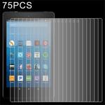 75 PCS 0.3mm 9H Full Screen Tempered Glass Film for Amazon Kindle Fire HD 8 2017