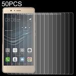 50 PCS 0.26mm 9H 2.5D Tempered Glass Film for Huawei P9 lite, No Retail Package