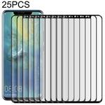 25 PCS 0.3mm 9H Surface Hardness 3D Curved Edge Full Screen Dust-proof Tempered Glass Film for Huawei Mate 20 Pro