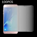 100 PCS for Galaxy J5 (2017) / J530 (US Version) 0.3mm 9H Surface Hardness 2.5D Explosion-proof Tempered Glass Non-full Screen Film