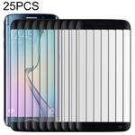 25 PCS For Galaxy S6 Edge Plus / G928 0.3mm 9H Surface Hardness 3D Curved Surface Full Screen Cover Explosion-proof Tempered Glass Film (Black)