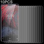 10 PCS 0.26mm 9H 2.5D Explosion-proof Tempered Glass Film for Nokia 6.1 Plus