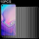 10 PCS 0.26mm 9H 2.5D Explosion-proof Tempered Glass Film for Galaxy A8s