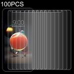 100 PCS 0.26mm 9H 2.5D Tempered Glass Film for LG K9