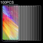 100 PCS 0.26mm 9H 2.5D Tempered Glass Film for LG Q9