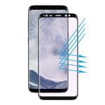 ENKAY Hat-Prince 0.26mm 9H 3D Anti Blue-ray Full Screen Heat Bending Tempered Glass Film for Galaxy S8 (Black)