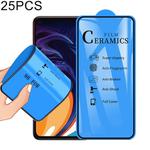 25 PCS 2.5D Full Glue Full Cover Ceramics Film for Galaxy A60 / M40