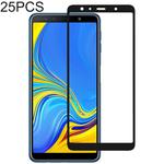 25 PCS Full Glue Full Cover Screen Protector Tempered Glass film for Galaxy A7 (2018)