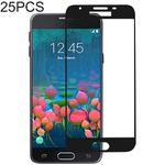25 PCS Full Glue Full Cover Screen Protector Tempered Glass film for Galaxy J5 Prime