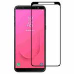 Full Glue Full Cover Screen Protector Tempered Glass film for Galaxy J8 (2018)