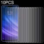 10 PCS 0.26mm 9H Surface Hardness 2.5D Tempered Glass Film for Xiaomi Mi 8 Lite