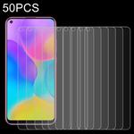 For Huawei Honor Play 3  50 PCS 0.26mm 9H 2.5D Tempered Glass Film