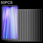 For Xiaomi Redmi Note 8 Pro 50 PCS 0.26mm 9H 2.5D Tempered Glass Film