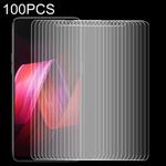 100 PCS 9H 2.5D Tempered Glass Film for OPPO R15 / R15 Pro