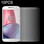 10 PCS for Motorola Moto G4 Plus 0.3mm 9H Surface Hardness 2.5D Explosion-proof Non-full Screen Tempered Glass Screen Film