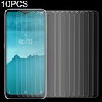 10 PCS For Nokia 6.2 2.5D Non-Full Screen Tempered Glass Film