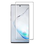 For Galaxy Note 10+ 3D Curved Edge Glue Curved Full Screen Tempered Glass Film, Fingerprint Unlock Is Supported(Transparent)