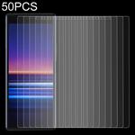 50 PCS 0.26mm 9H 2.5D Tempered Glass Film for Sony Xperia 20