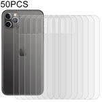 50 PCS For iPhone 11 Pro Max Soft Hydrogel Film Full Cover Back Protector