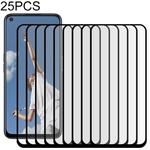For OPPO A52 25 PCS Full Glue Full Screen Tempered Glass Film