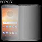 50 PCS 0.26mm 9H 2.5D Tempered Glass Film for Motorola Moto E5