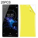25 PCS For Sony Xperia XZ2 Soft TPU Full Coverage Front Screen Protector