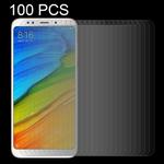 100 PCS for Xiaomi Redmi 5 Plus  0.26mm 9H Surface Hardness 2.5D Curved Edge Tempered Glass Screen Protector