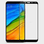 MOFI for  Xiaomi Redmi 5 Plus 0.3mm 9H Surface Hardness 3D Curved Edge Anti-scratch HD Full Coverage Glass Screen Protector(Black)