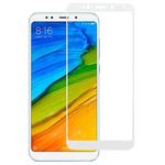0.33mm 9H 2.5D Full Screen Fully Adhesive Tempered Glass Film for Xiaomi Redmi 5 Plus(White)